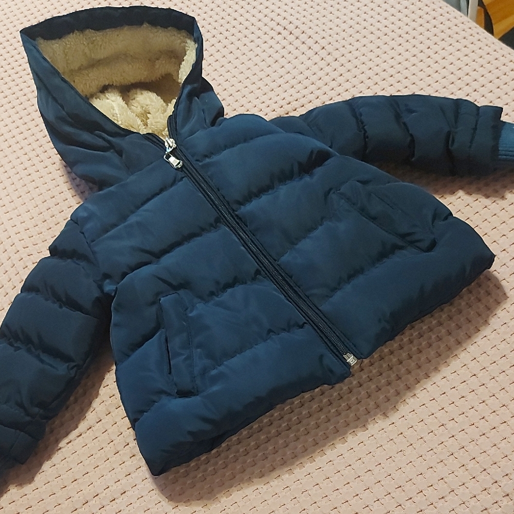 Cozy Navy Kids Puffer Jacket